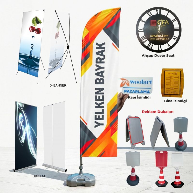 Kayseri Yelken Bayrak, Roll-Up & Duba Çözümleri